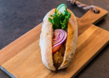 Rossö baguett med köttbullar & potatissallad