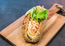 Strömstad baguette med räkor & ägg